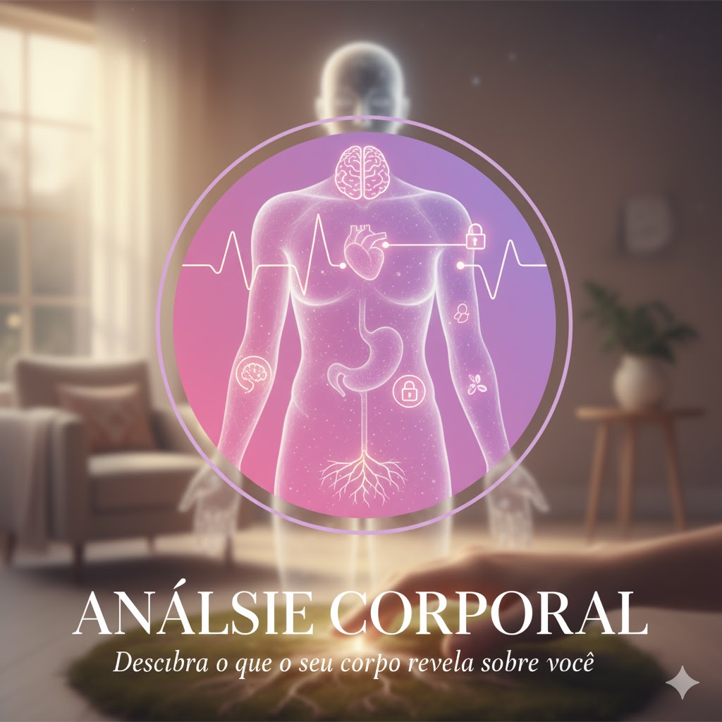 Ilustração simbólica da conexão entre corpo e mente.